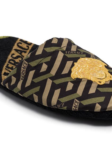 versace mens slippers xl|farfetch Versace slippers.